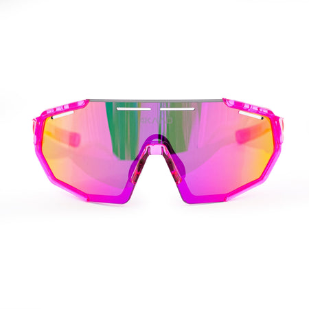 4KAAD Sunglasses BEAT EDGE, pink clear, mirror