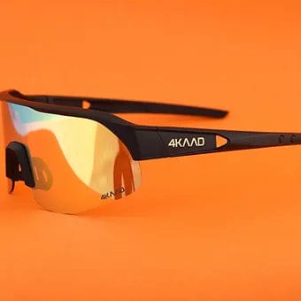 4KAAD Sunglasses Pulse Active, black gold mirror