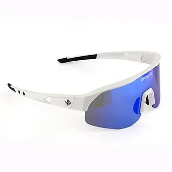 4KAAD Sunglasses Pulse Active, white blue mirror