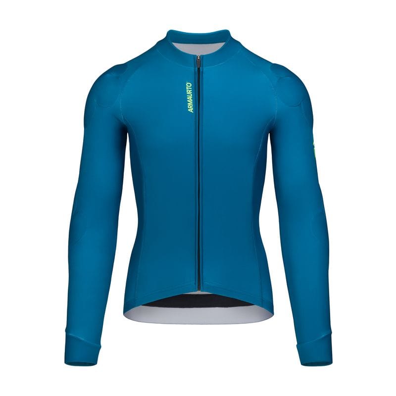 ArmaUrto Protective Cycling Jersey IP Long Sleeve Jersey Petrol Blue