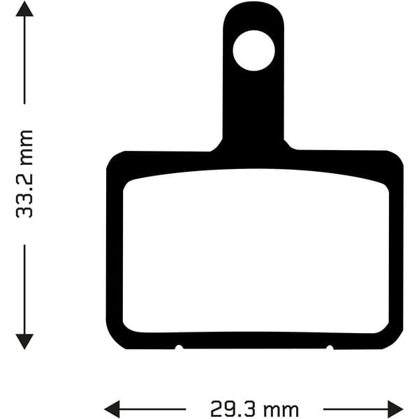 Aztec Brake Pads Aztec Sintered disc brake pads for Shimano Deore M515/M475/C501/C601 Mech/M525