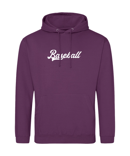 Big Bobble Hats Ltd Hoodies Small / Plum Baseball Hoodie