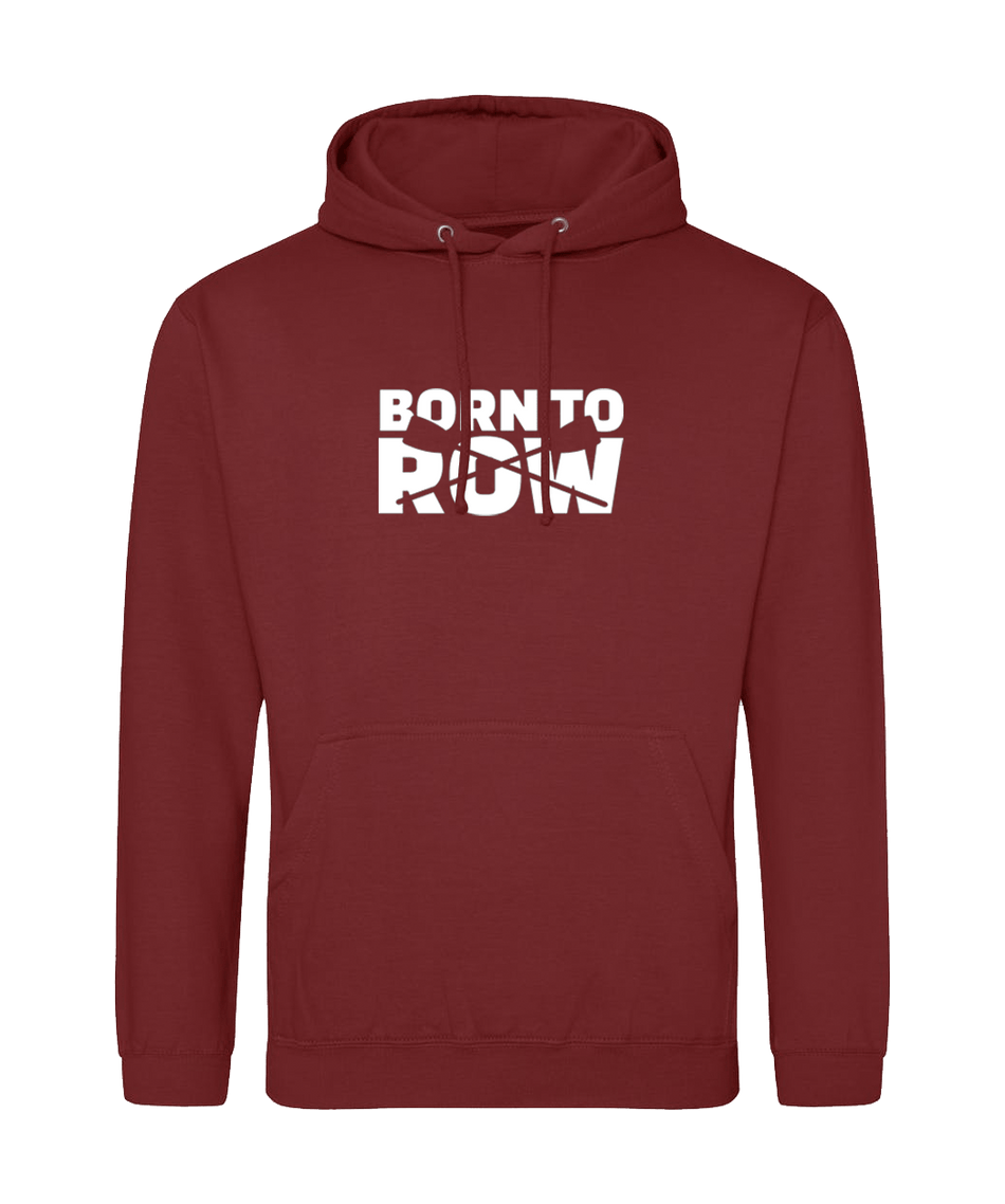 Big Bobble Hats Ltd Hoodies Small / Red Hot Chilli Born to Row Hoodie