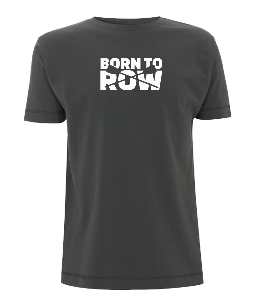 Big Bobble Hats Ltd T-Shirts Small / Charcoal Grey Born to Row T-Shirt