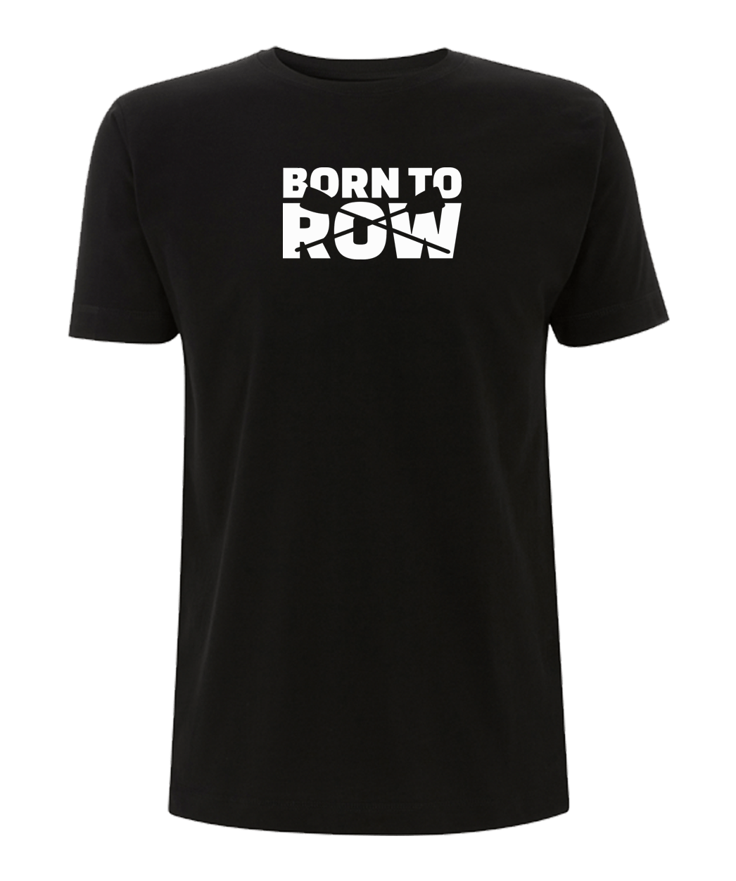 Big Bobble Hats Ltd T-Shirts Small / Black Born to Row T-Shirt