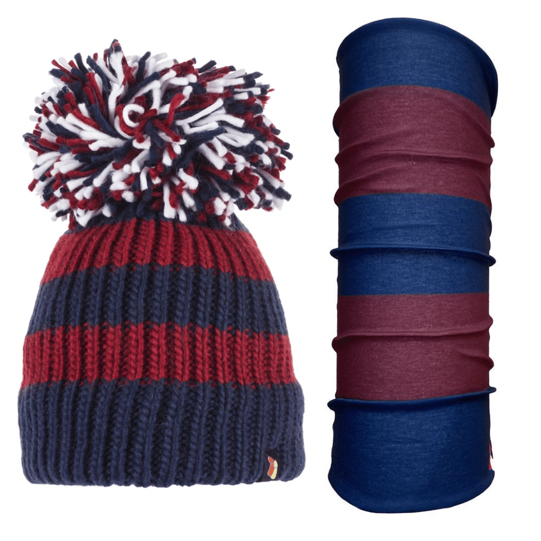 Big Bobble Hats Ltd Neck Warmer Burgundy Bandit Neck Warmer