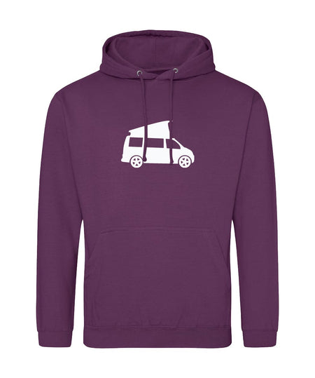 Big Bobble Hats Ltd Hoodies Small / Plum Campervan Hoodie