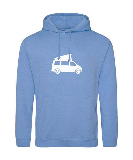 Big Bobble Hats Ltd Hoodies Small / Cornflower Blue Campervan Hoodie