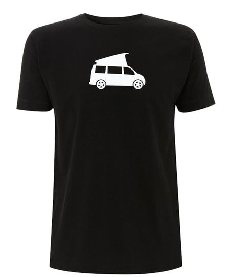 Big Bobble Hats Ltd T-Shirts Small / Black Campervan T-Shirt