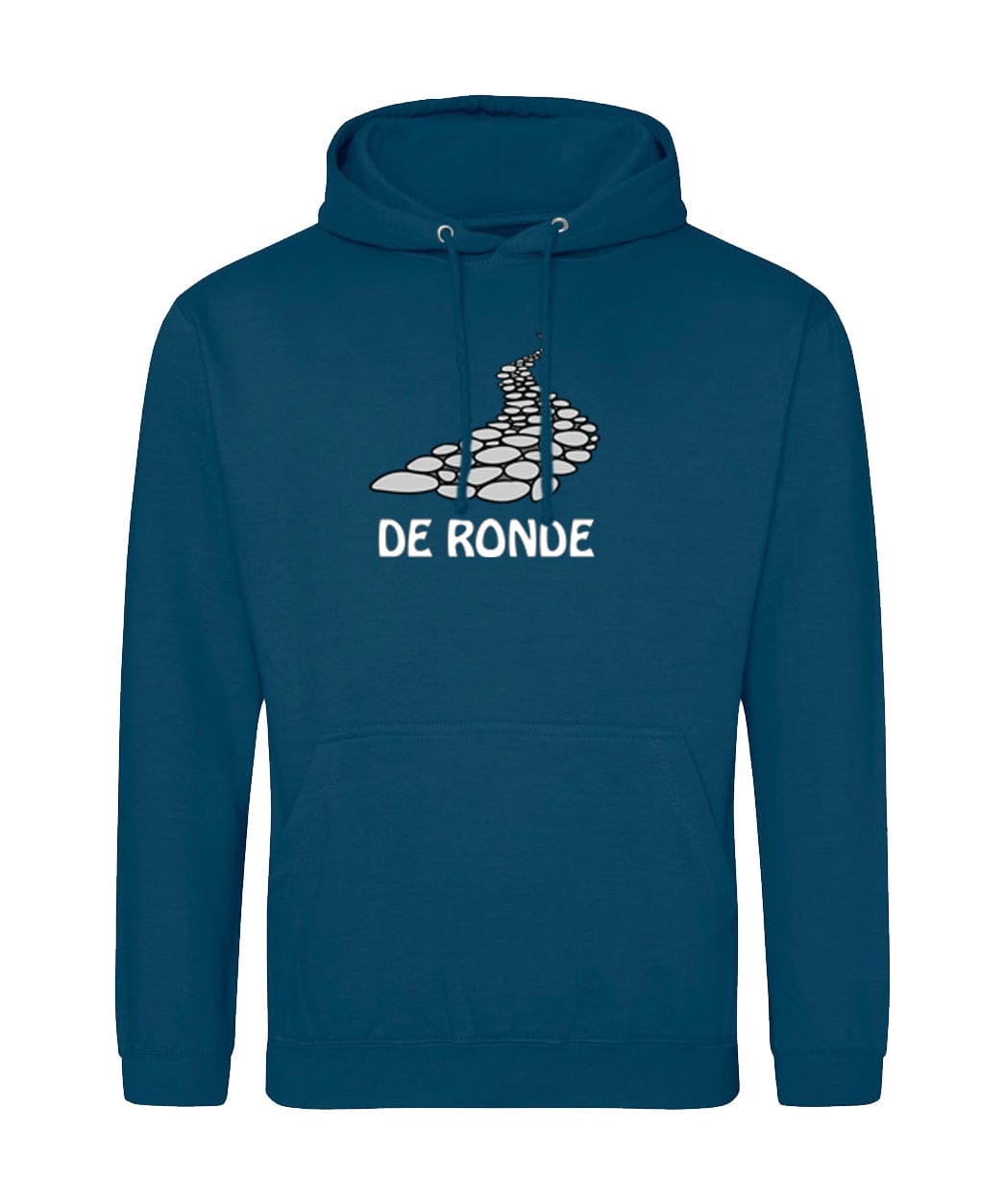 Big Bobble Hats Ltd Hoodies Small / Ink Blue De Ronde Hoodie