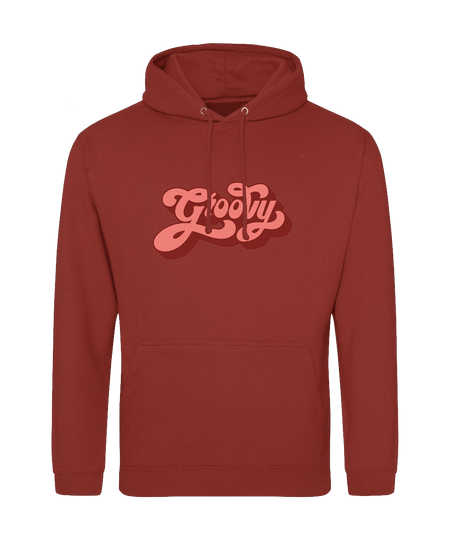 Big Bobble Hats Ltd Hoodies Small / Red Hot Chilli Groovy Hoodie