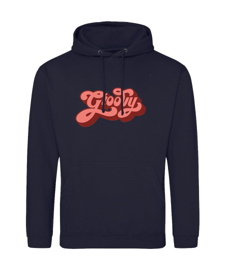 Big Bobble Hats Ltd Hoodies Small / Navy Smoke Groovy Hoodie