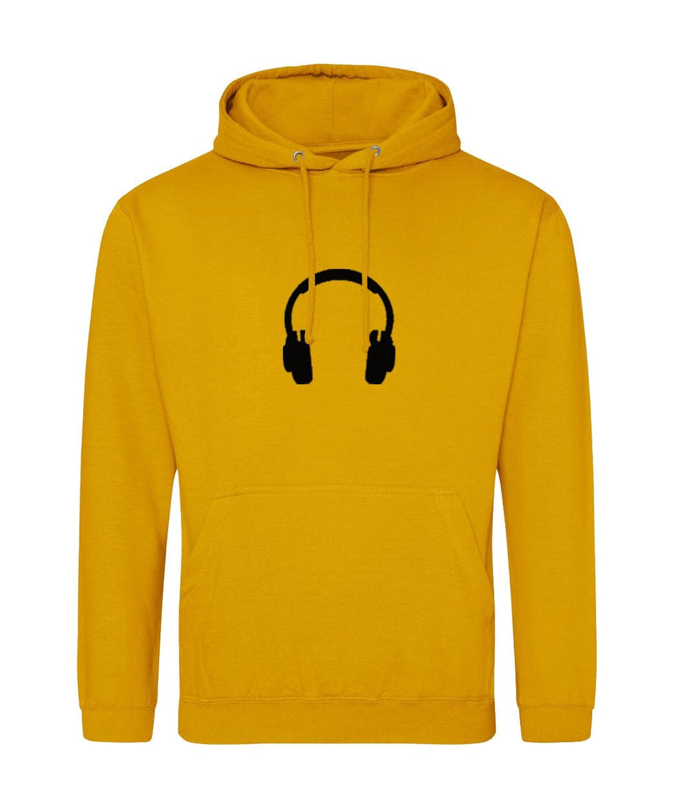 Big Bobble Hats Ltd Hoodies Small / Mustard Headphones Hoodie