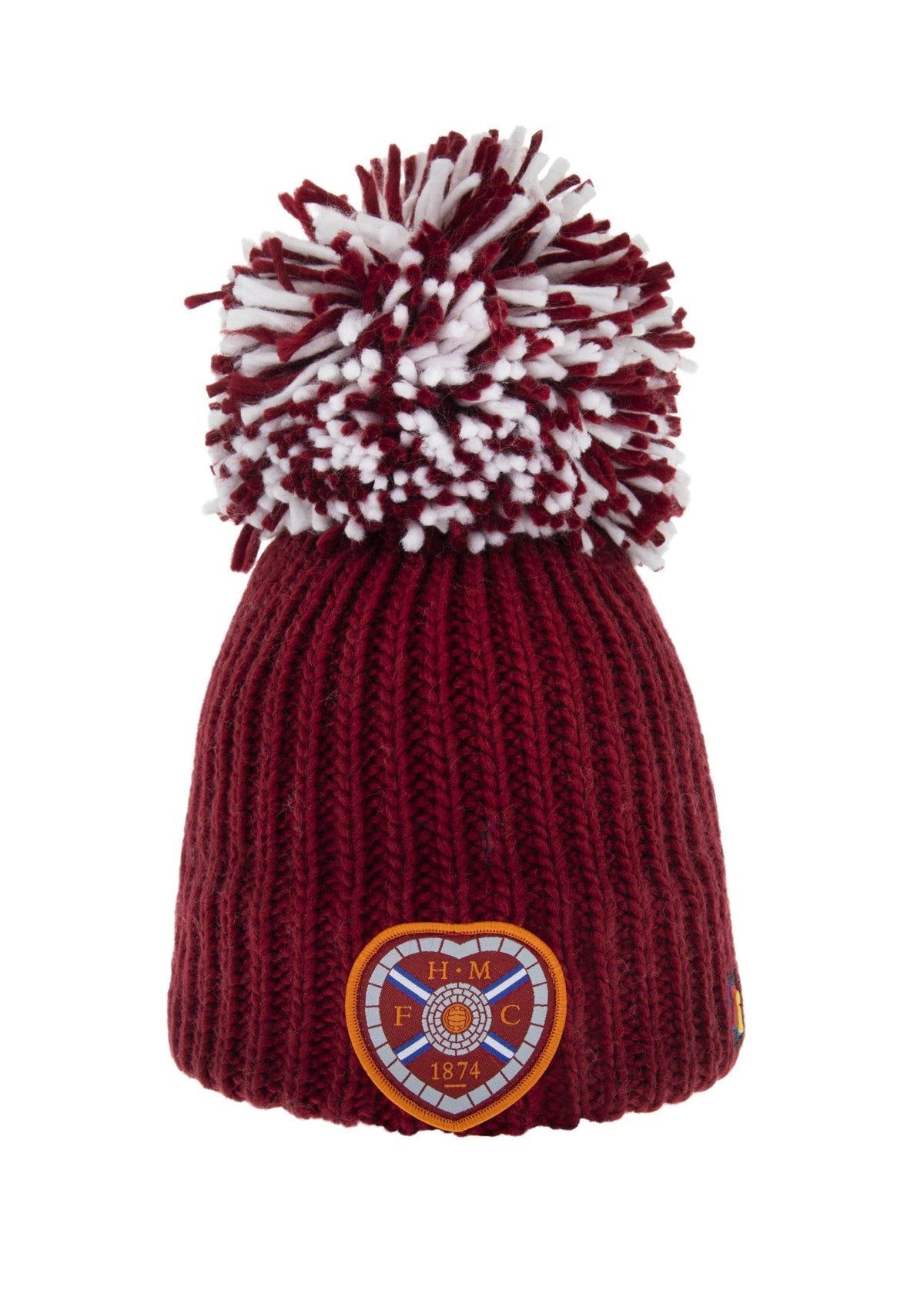 Big Bobble Hats Ltd Big Bobble Hat Hearts FC Burgundy Big Bobble Hat