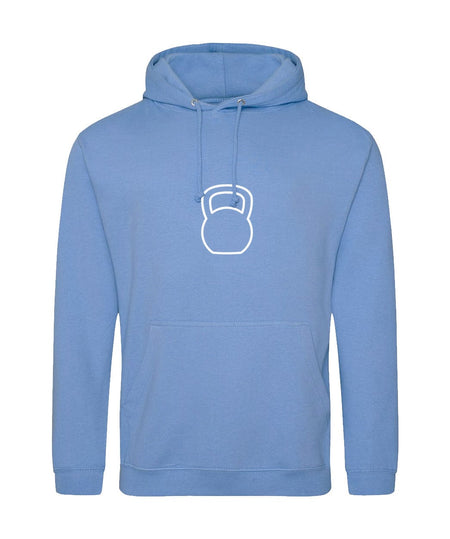 Big Bobble Hats Ltd Hoodies Small / Cornflower Blue Kettlebell Hoodie