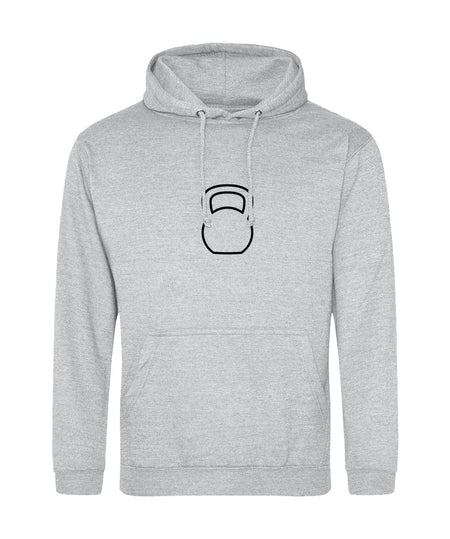 Big Bobble Hats Ltd Hoodies Small / Heather Grey Kettlebell Hoodie