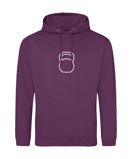 Big Bobble Hats Ltd Hoodies Small / Plum Kettlebell Hoodie