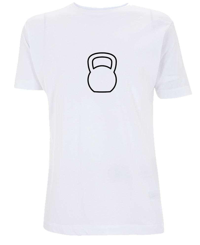 Big Bobble Hats Ltd T-Shirts Small / White Kettlebell T-Shirt