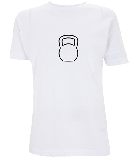 Big Bobble Hats Ltd T-Shirts Small / White Kettlebell T-Shirt