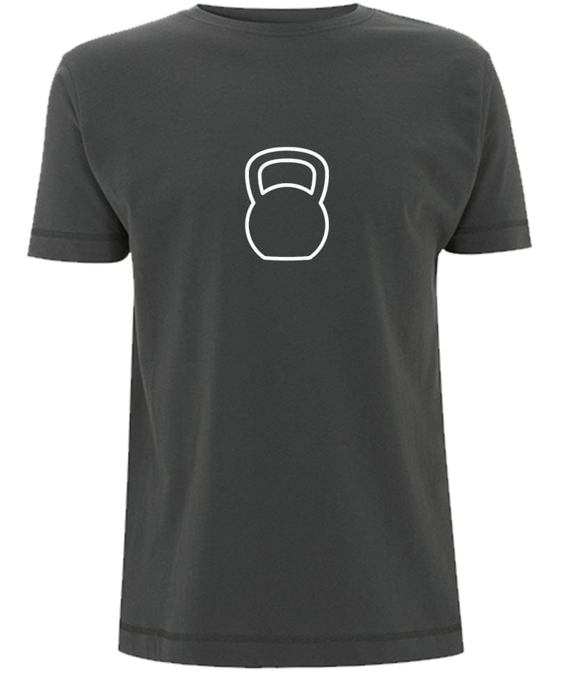 Big Bobble Hats Ltd T-Shirts Small / Charcoal Grey Kettlebell T-Shirt