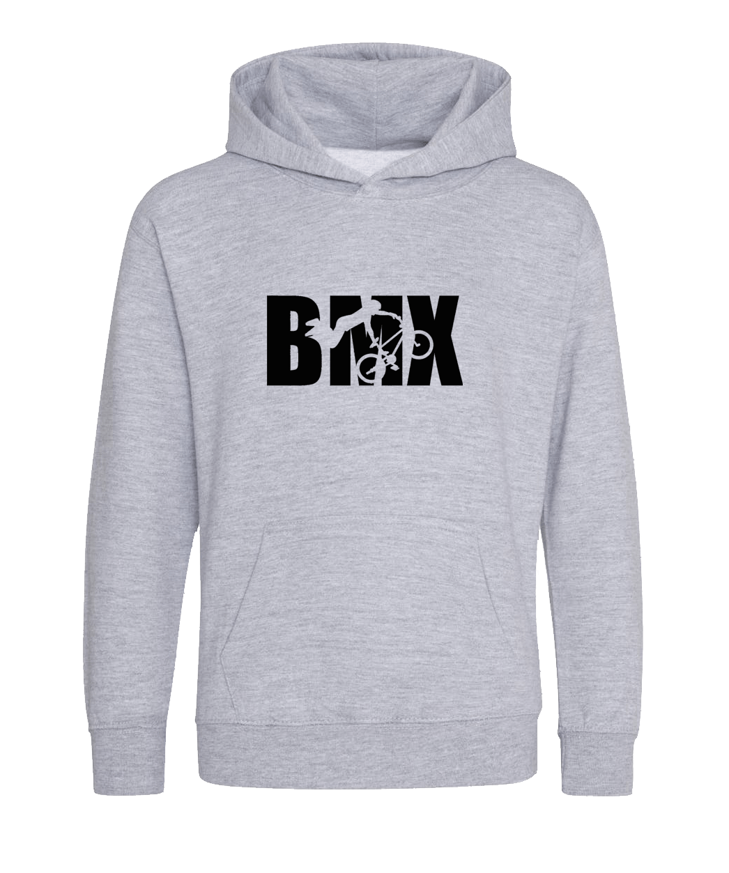 Big Bobble Hats Ltd Kids Hoody Extra Extra Small / Heather Grey Kids BMX Hoodie