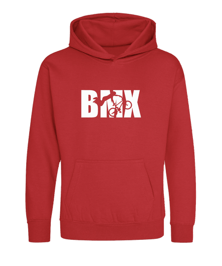 Big Bobble Hats Ltd Kids Hoody Extra Extra Small / Red Kids BMX Hoodie