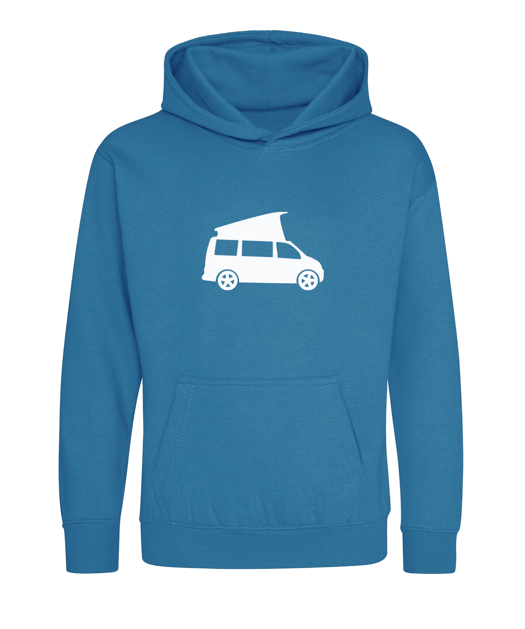 Big Bobble Hats Ltd Kids Hoody Extra Extra Small / Sapphire Blue Kids Campervan Hoodie