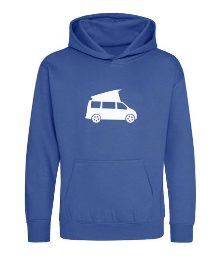 Big Bobble Hats Ltd Kids Hoody Extra Extra Small / Royal Blue Kids Campervan Hoodie