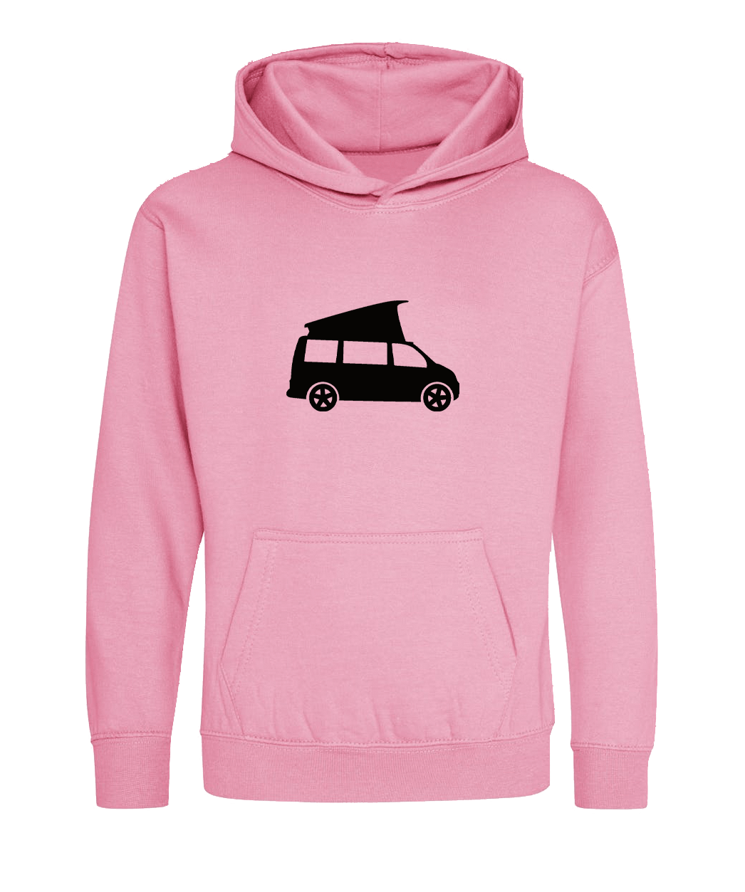 Big Bobble Hats Ltd Kids Hoody Extra Extra Small / Candyfloss Pink Kids Campervan Hoodie