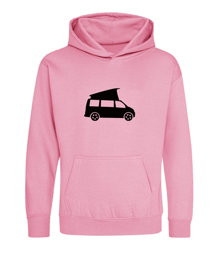 Big Bobble Hats Ltd Kids Hoody Extra Extra Small / Candyfloss Pink Kids Campervan Hoodie