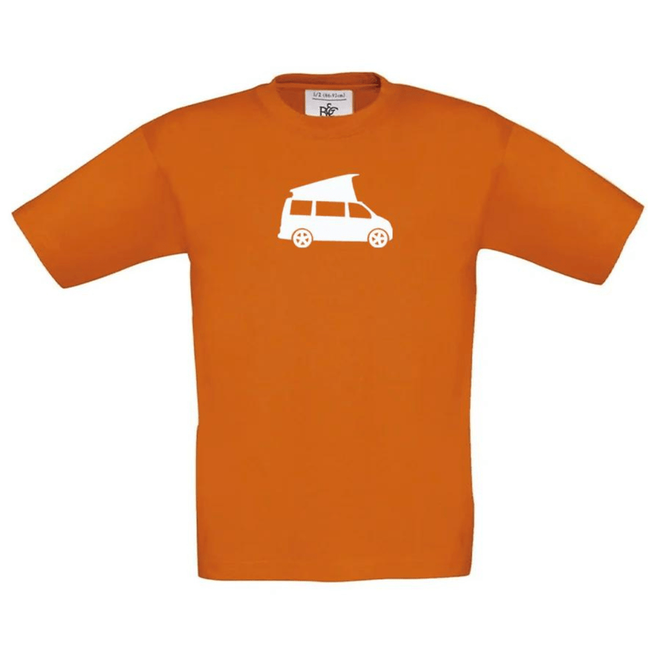 Big Bobble Hats Ltd T-Shirts 3-4 / Orange Kids Campervan T-Shirt