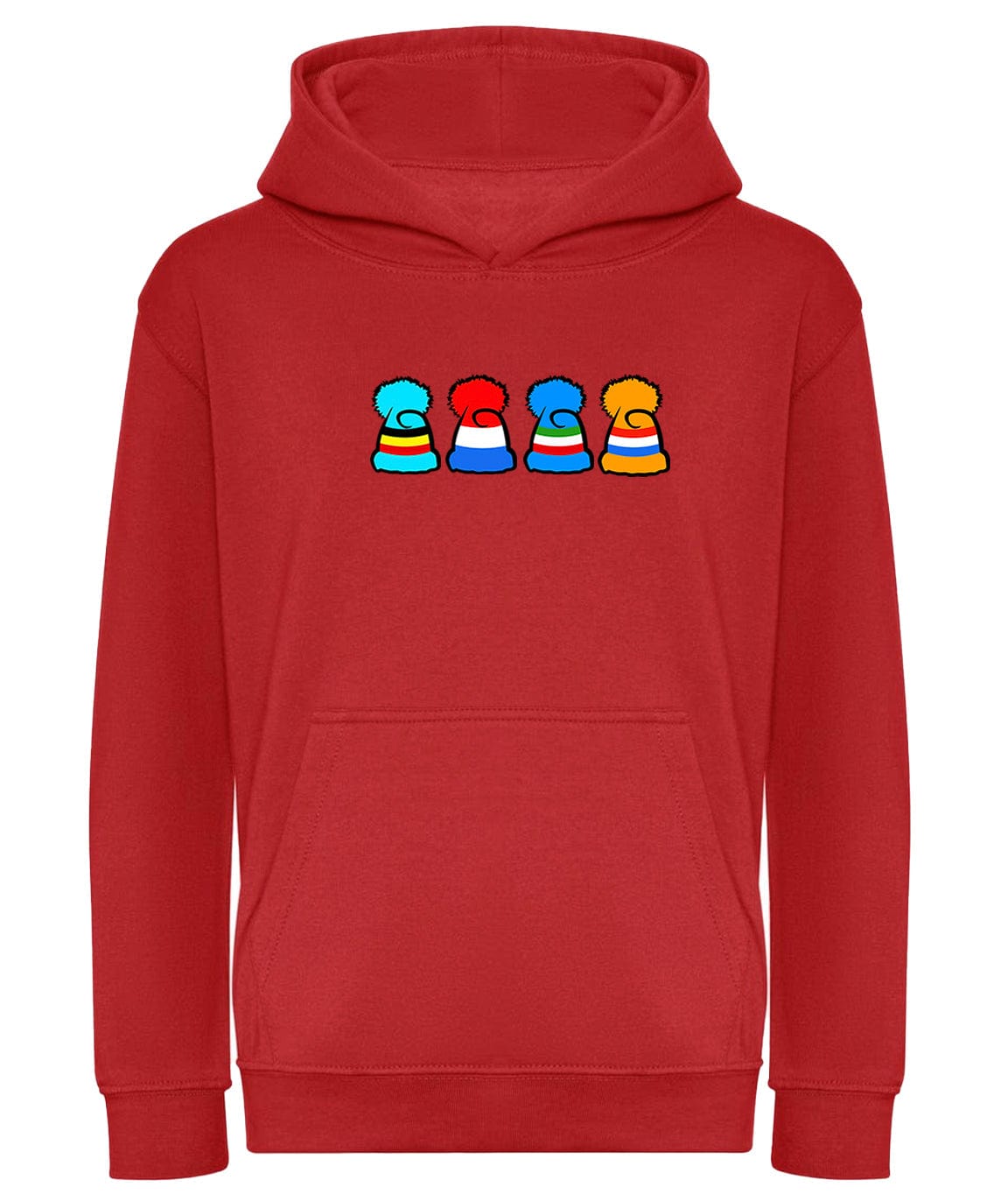 Big Bobble Hats Ltd Kids Hoody Extra Extra Small / Red Kids Classics Hoodie