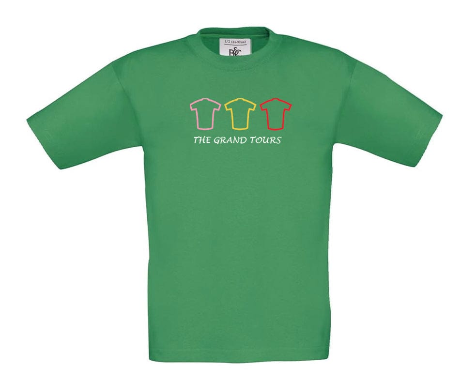 Big Bobble Hats Ltd T-Shirts 3-4 / Kelly Green Kids Grand Tours T-Shirt