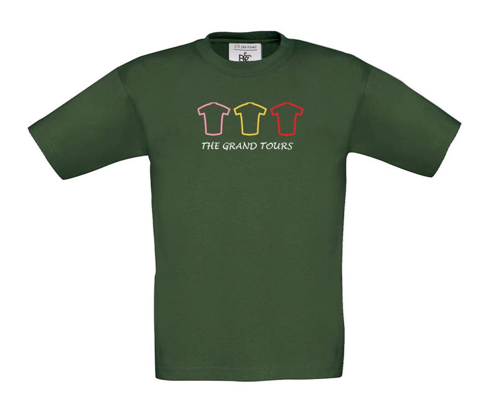 Big Bobble Hats Ltd T-Shirts 3-4 / Bottle Green Kids Grand Tours T-Shirt