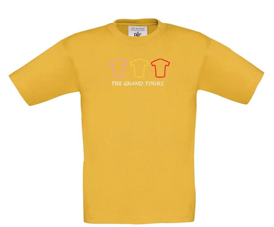 Big Bobble Hats Ltd T-Shirts 3-4 / Gold Kids Grand Tours T-Shirt