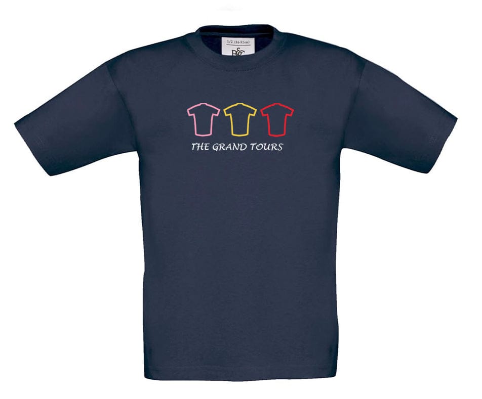 Big Bobble Hats Ltd T-Shirts 3-4 / Light Navy Kids Grand Tours T-Shirt