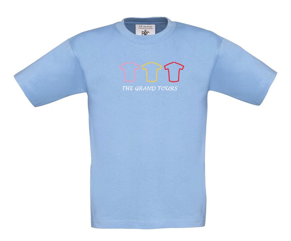 Big Bobble Hats Ltd T-Shirts 3-4 / Sky Blue Kids Grand Tours T-Shirt