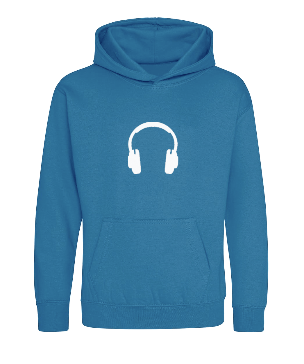 Big Bobble Hats Ltd Kids Hoody Extra Extra Small / Sapphire Blue Kids Headphone Hoodie