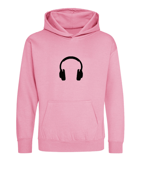 Big Bobble Hats Ltd Kids Hoody Extra Extra Small / Candyfloss Pink Kids Headphone Hoodie