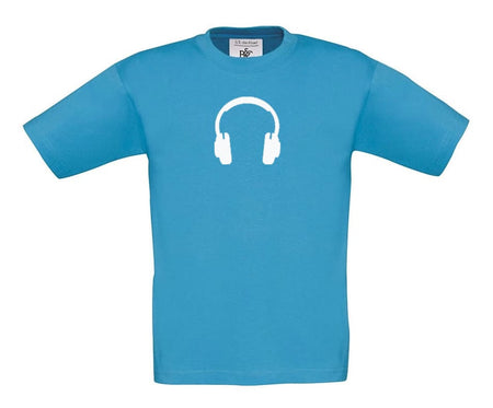 Big Bobble Hats Ltd T-Shirts 3-4 / Atoll Kids Headphones T-Shirt