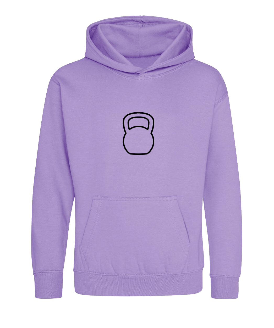 Big Bobble Hats Ltd Kids Hoody Extra Extra Small / Digital Lavender Kids Kettlebell Hoodie