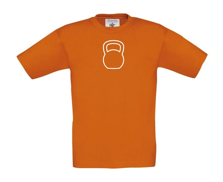 Big Bobble Hats Ltd T-Shirts 3-4 / Orange Kids Kettlebell T-Shirt