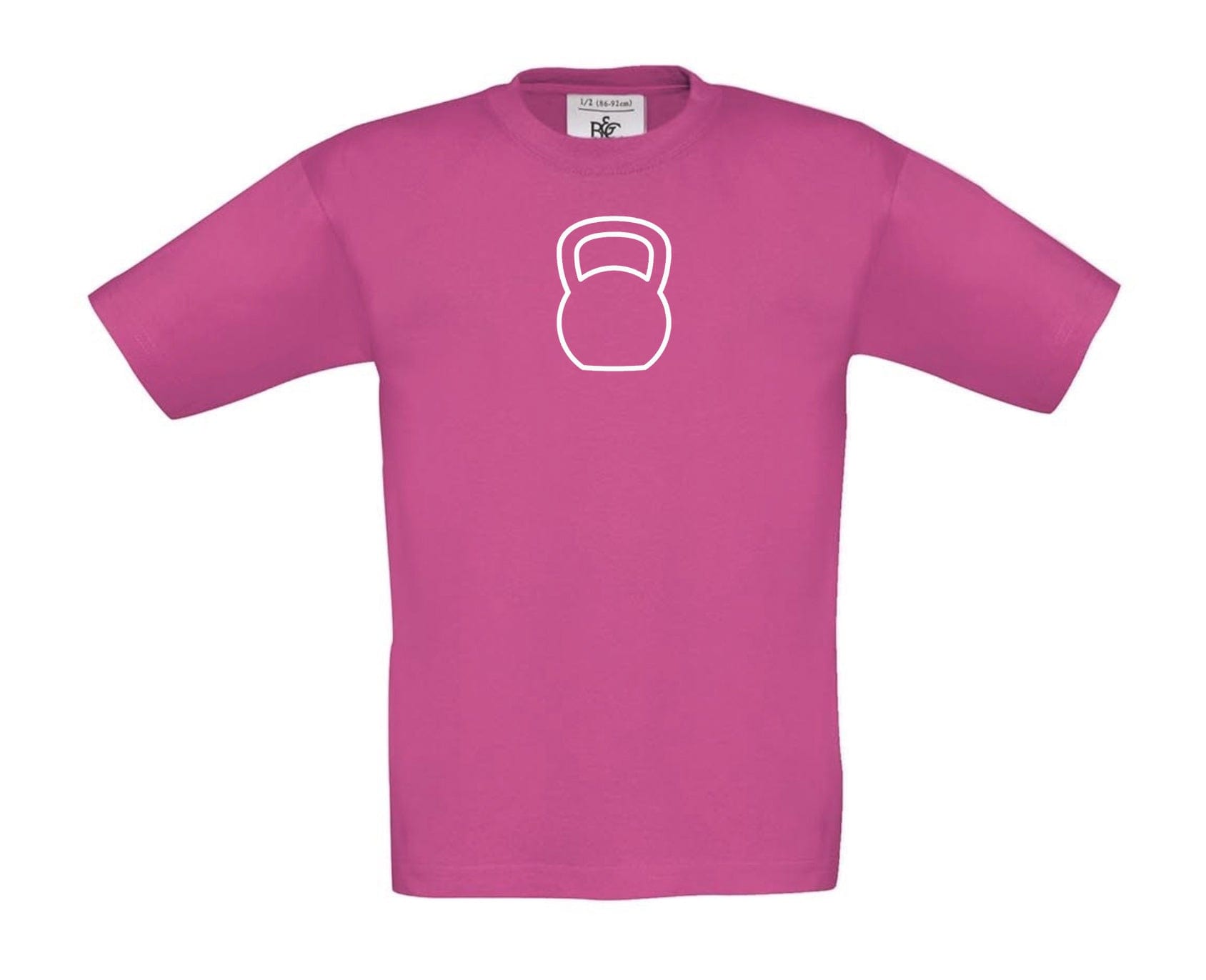 Big Bobble Hats Ltd T-Shirts 3-4 / Fuscia Kids Kettlebell T-Shirt