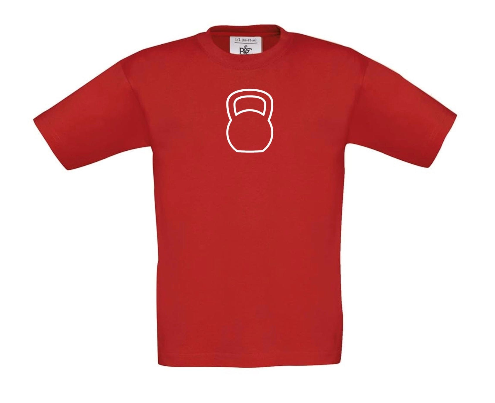 Big Bobble Hats Ltd T-Shirts 3-4 / Red Kids Kettlebell T-Shirt