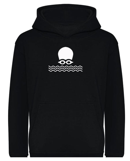 Big Bobble Hats Ltd Kids Hoody Extra Extra Small / Black Kids Open Water Swimming Hoodie