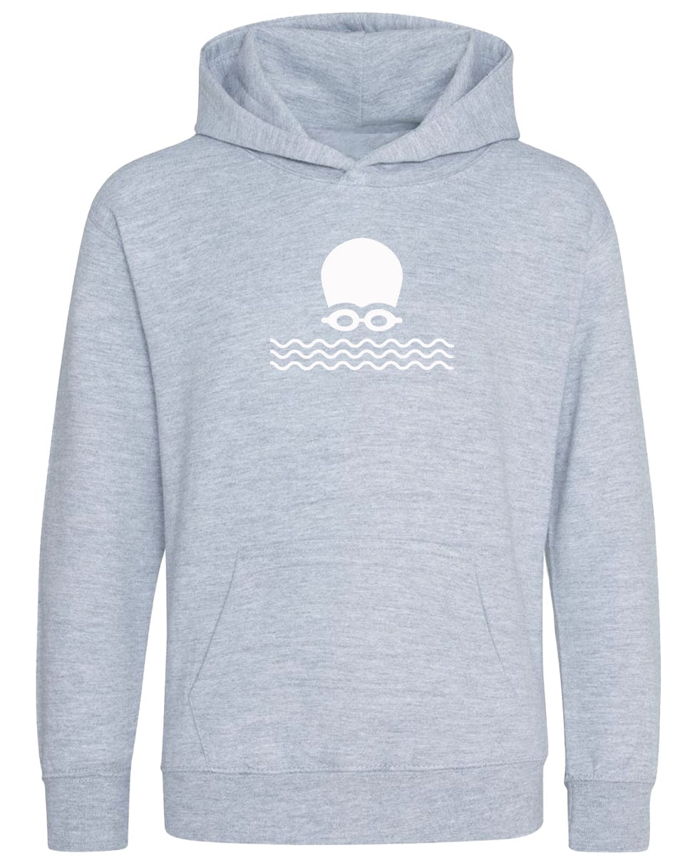 Big Bobble Hats Ltd Kids Hoody Extra Extra Small / Heather Grey Kids Open Water Swimming Hoodie