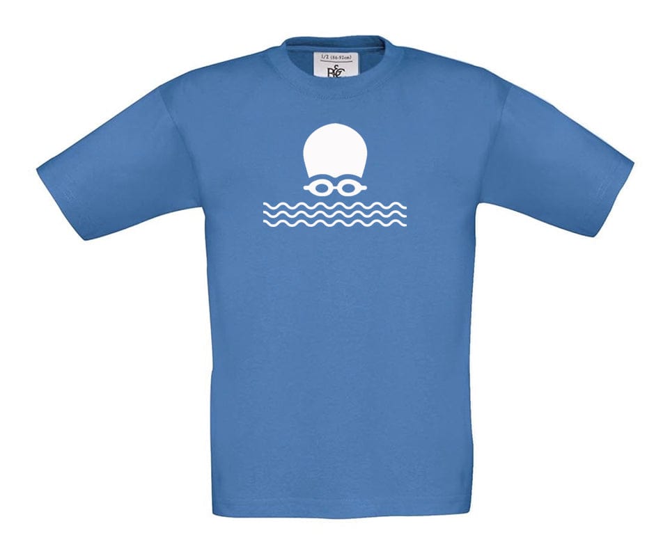 Big Bobble Hats Ltd T-Shirts 3-4 / Azure Kids Open Water Swimming T-Shirt