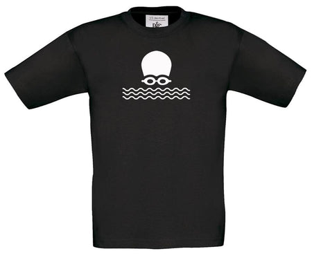 Big Bobble Hats Ltd T-Shirts 3-4 / Black Kids Open Water Swimming T-Shirt