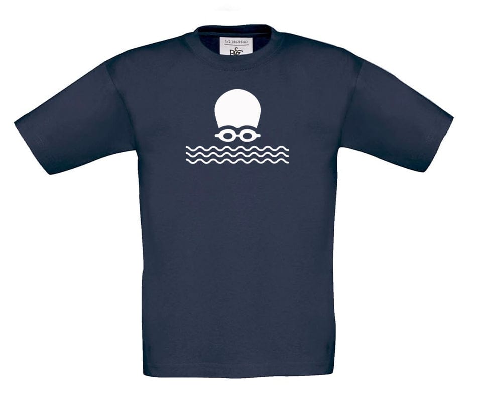 Big Bobble Hats Ltd T-Shirts 3-4 / Light Navy Kids Open Water Swimming T-Shirt