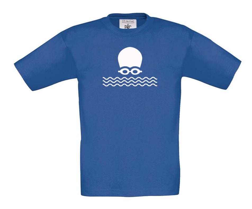 Big Bobble Hats Ltd T-Shirts 3-4 / Royal Blue Kids Open Water Swimming T-Shirt